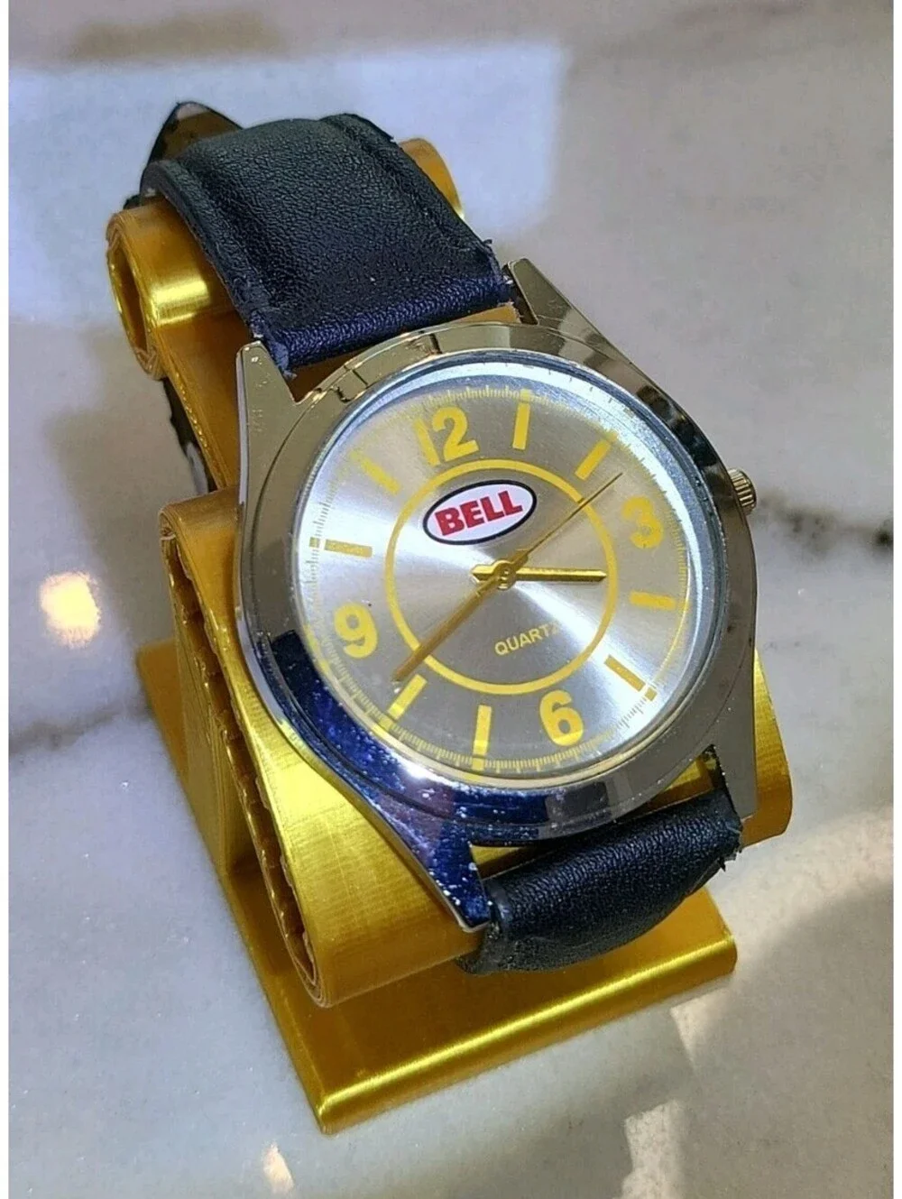 Men's Quartz Watch Working New Battery Motorcycle 40mm Bell Helmets Racing Works